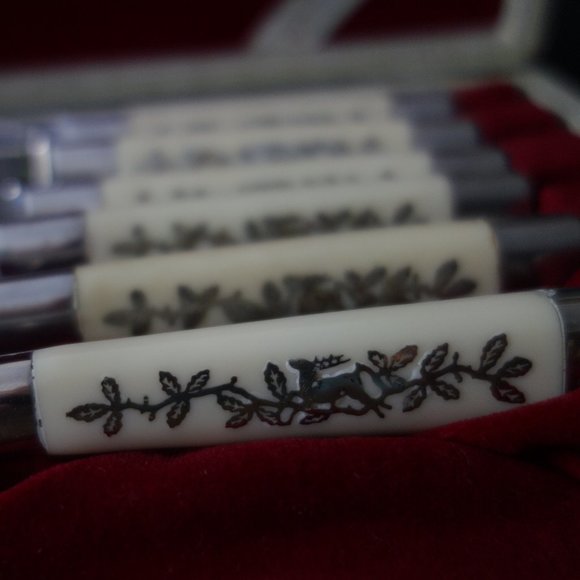 Set of Six(6) Stainless Steel Knives with Box - Picture 3 of 16